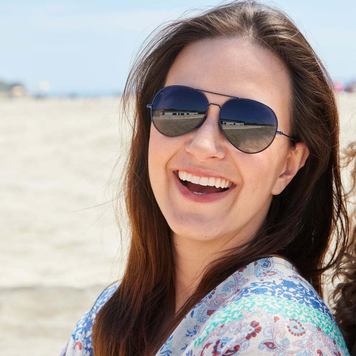 Tangle Free Aviator Navy Polarized - Image 3