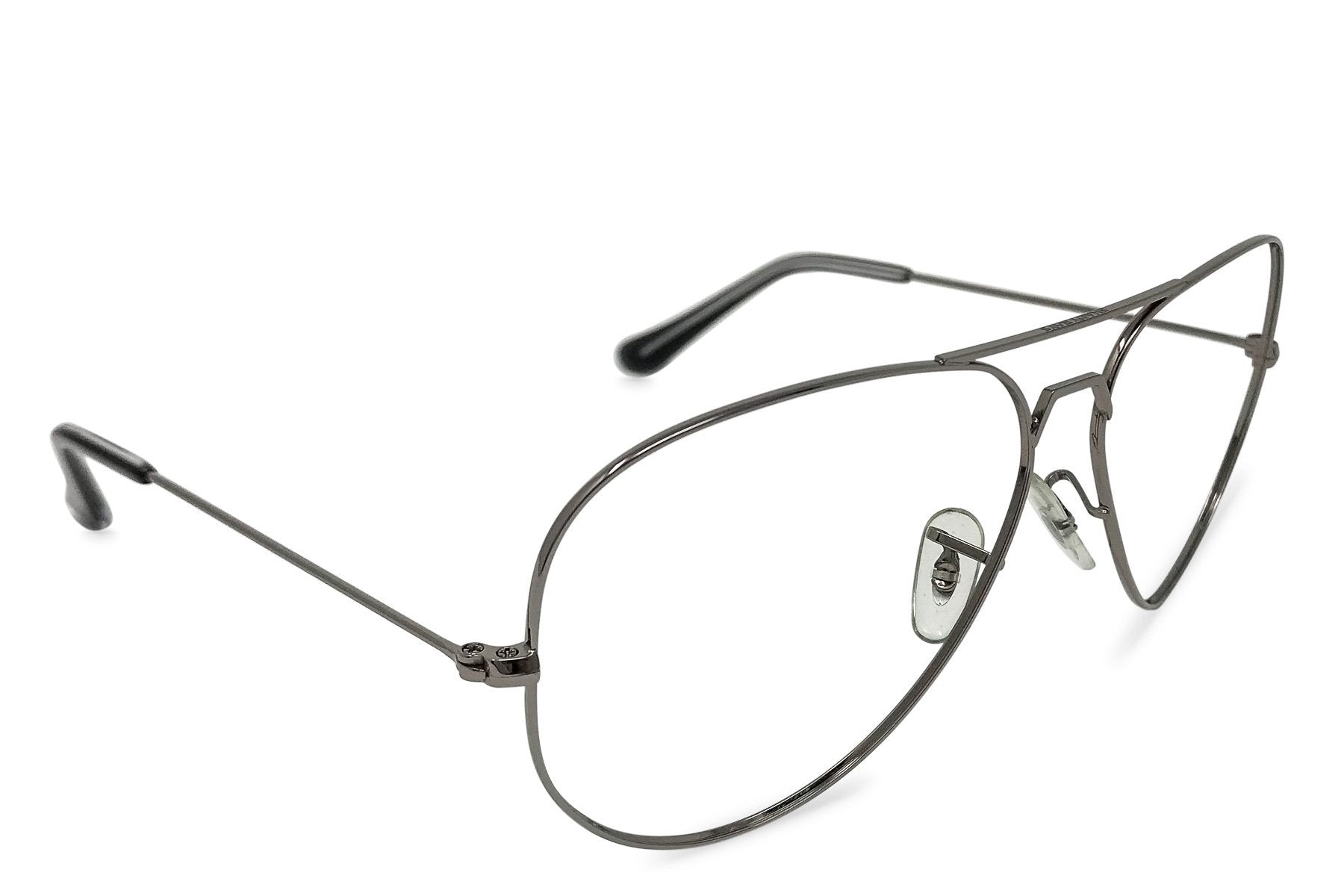 Alternative view of Blue Light Aviator   Gunmetal