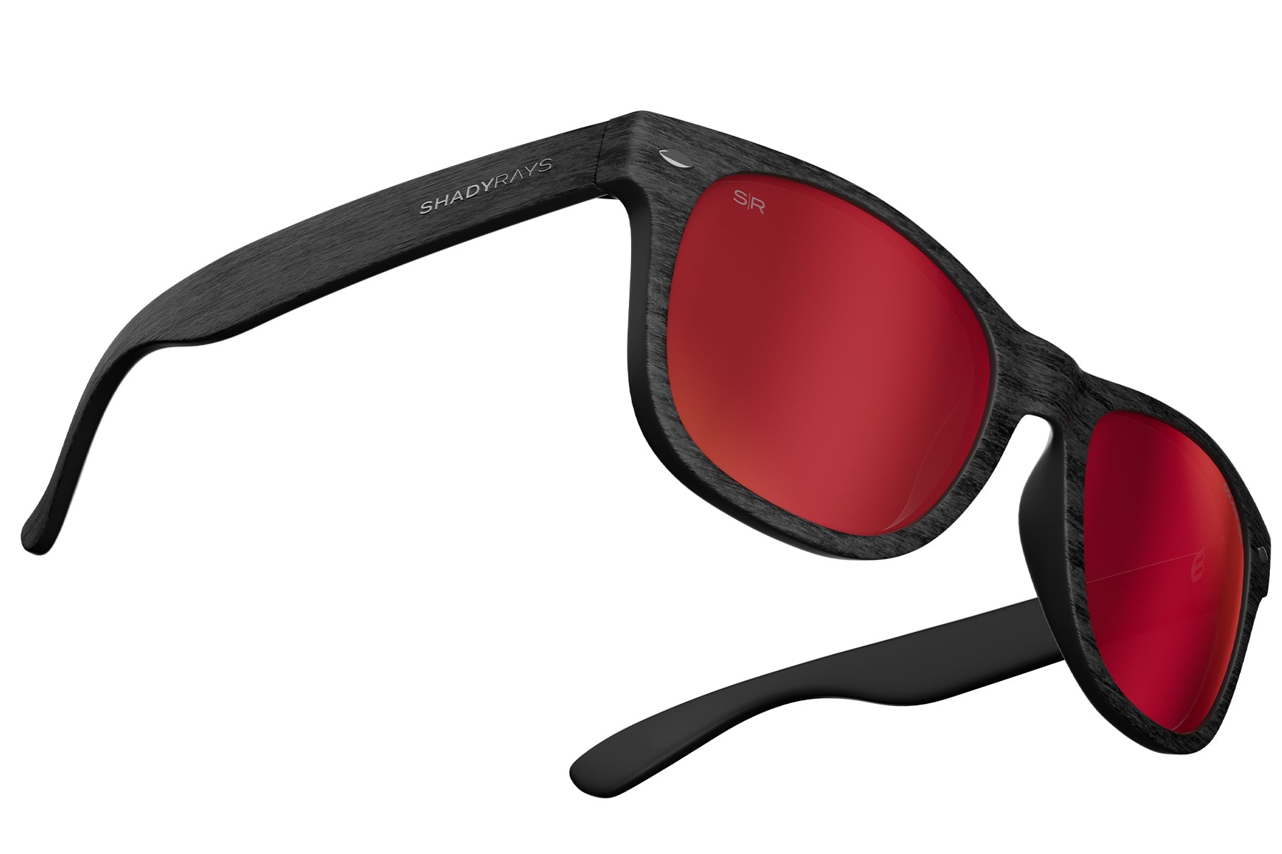 Classic Timber Black Red Polarized