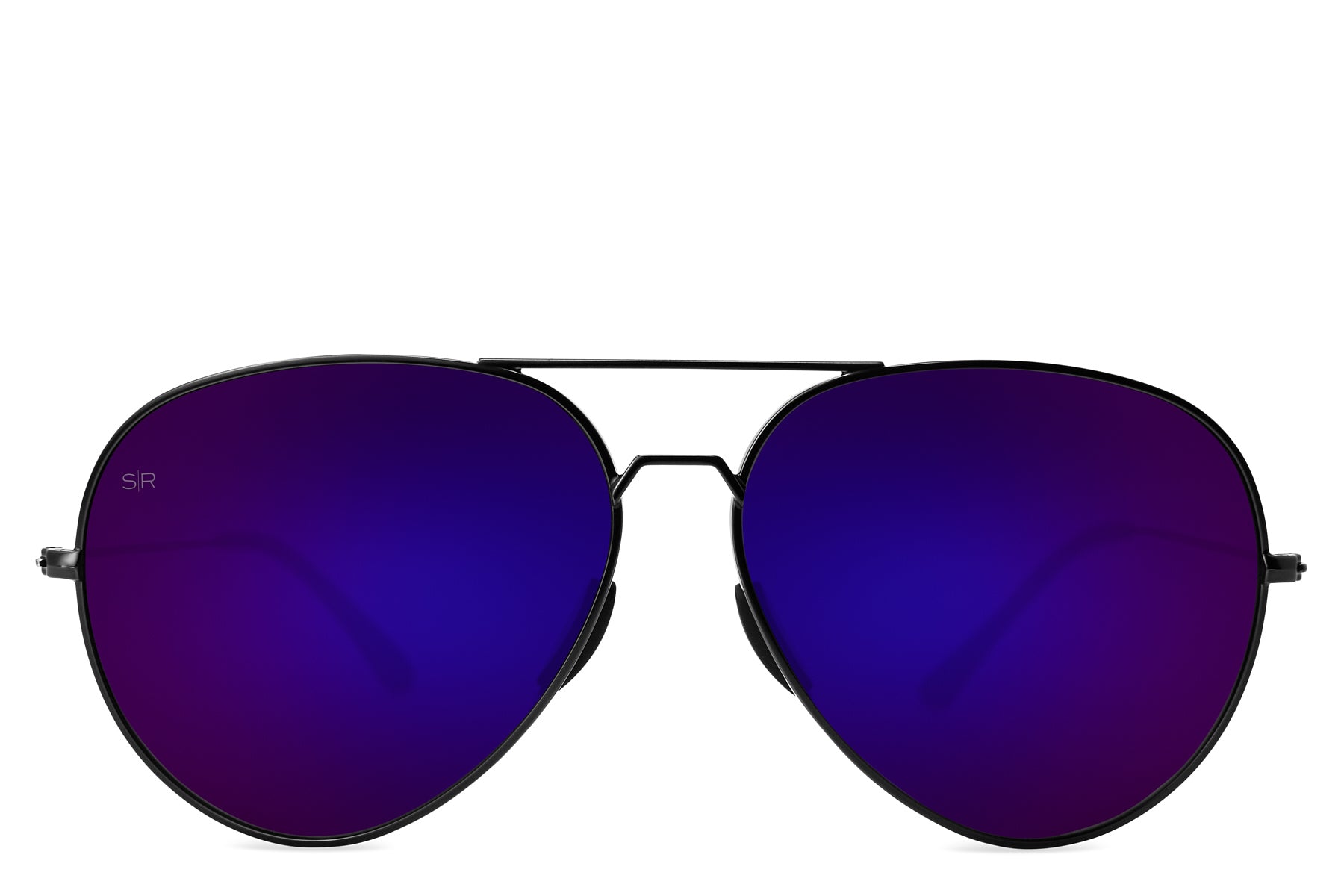 Alternative view of Tangle Free Aviator   Purple Polarized