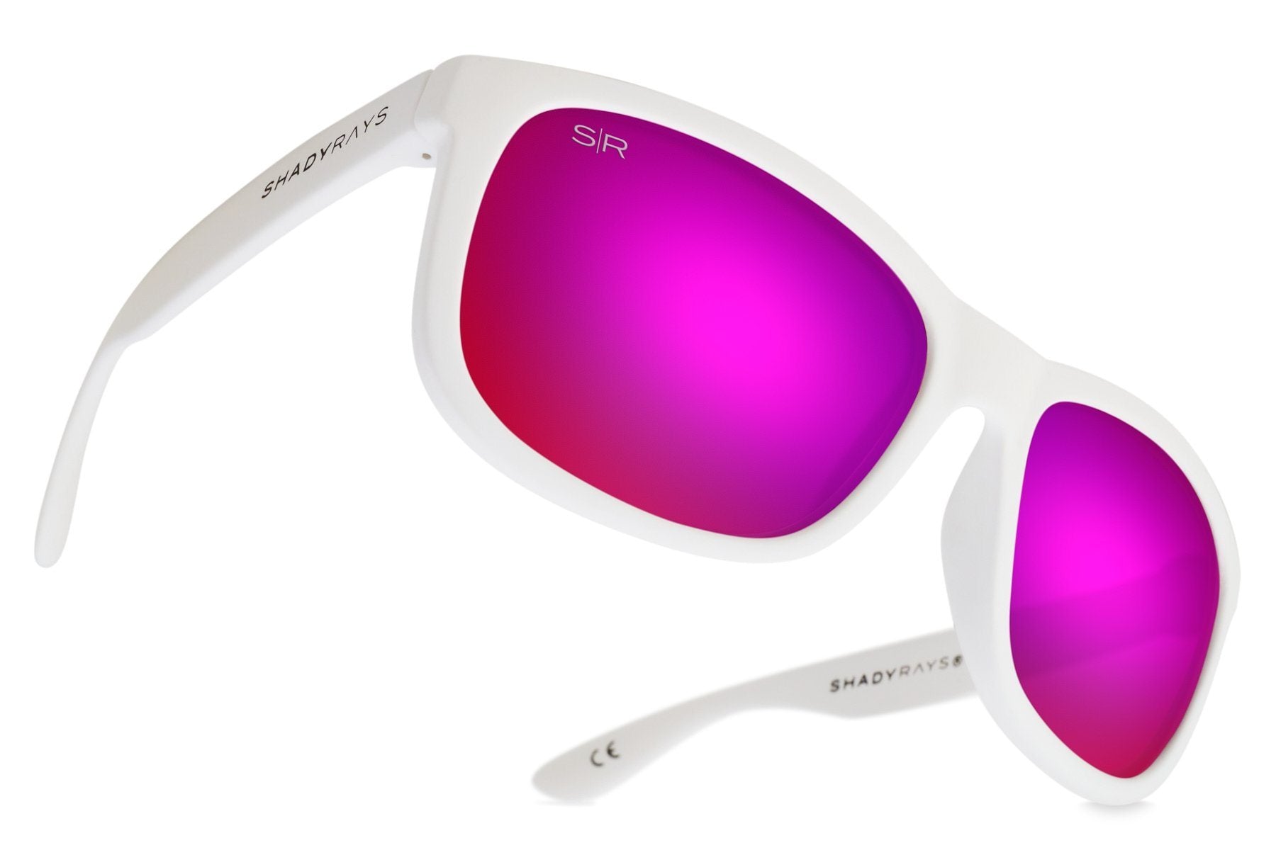 Kid's Signature Series   White Purple Polarized