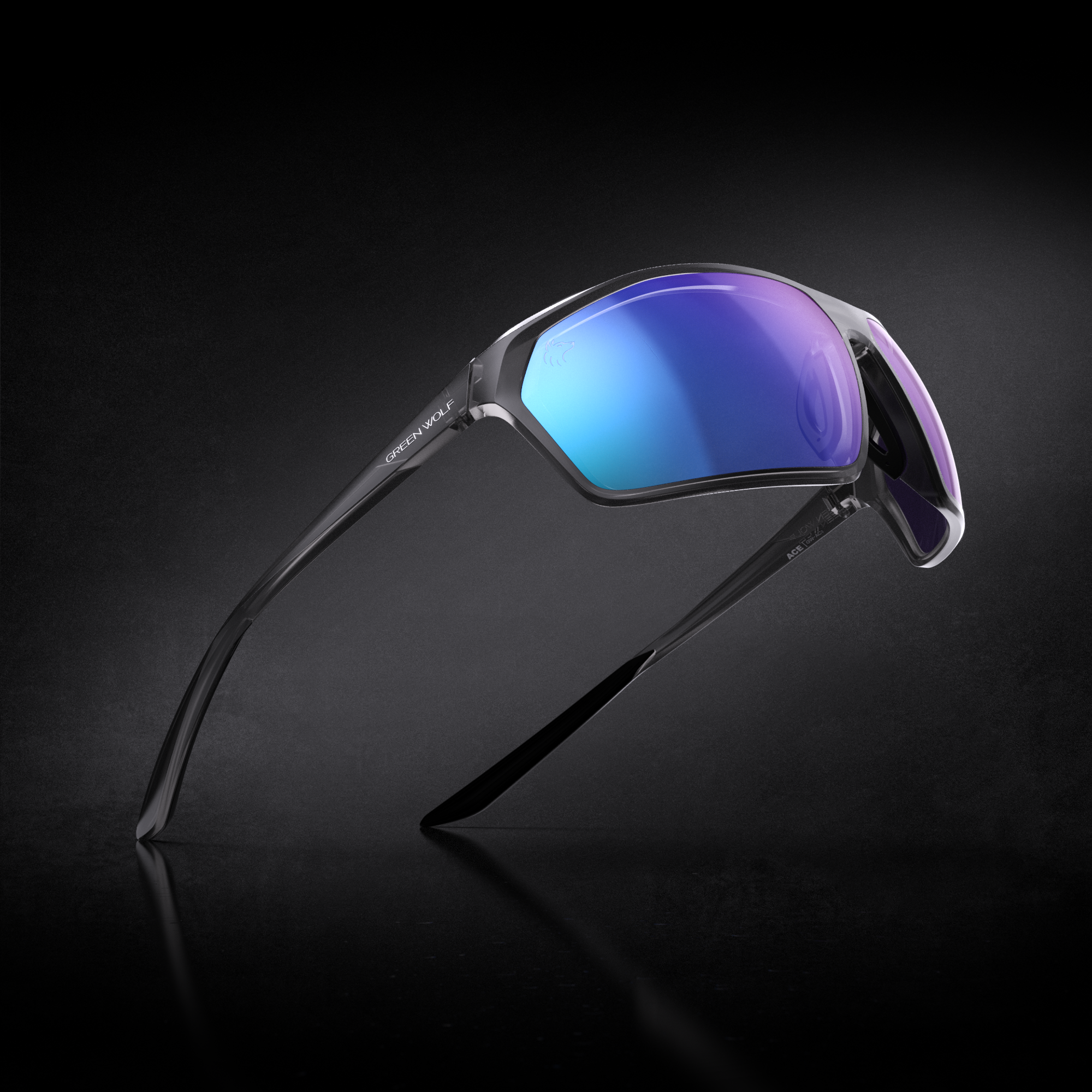 Alternative view of Green Wolf Ace   Glacier Smoke