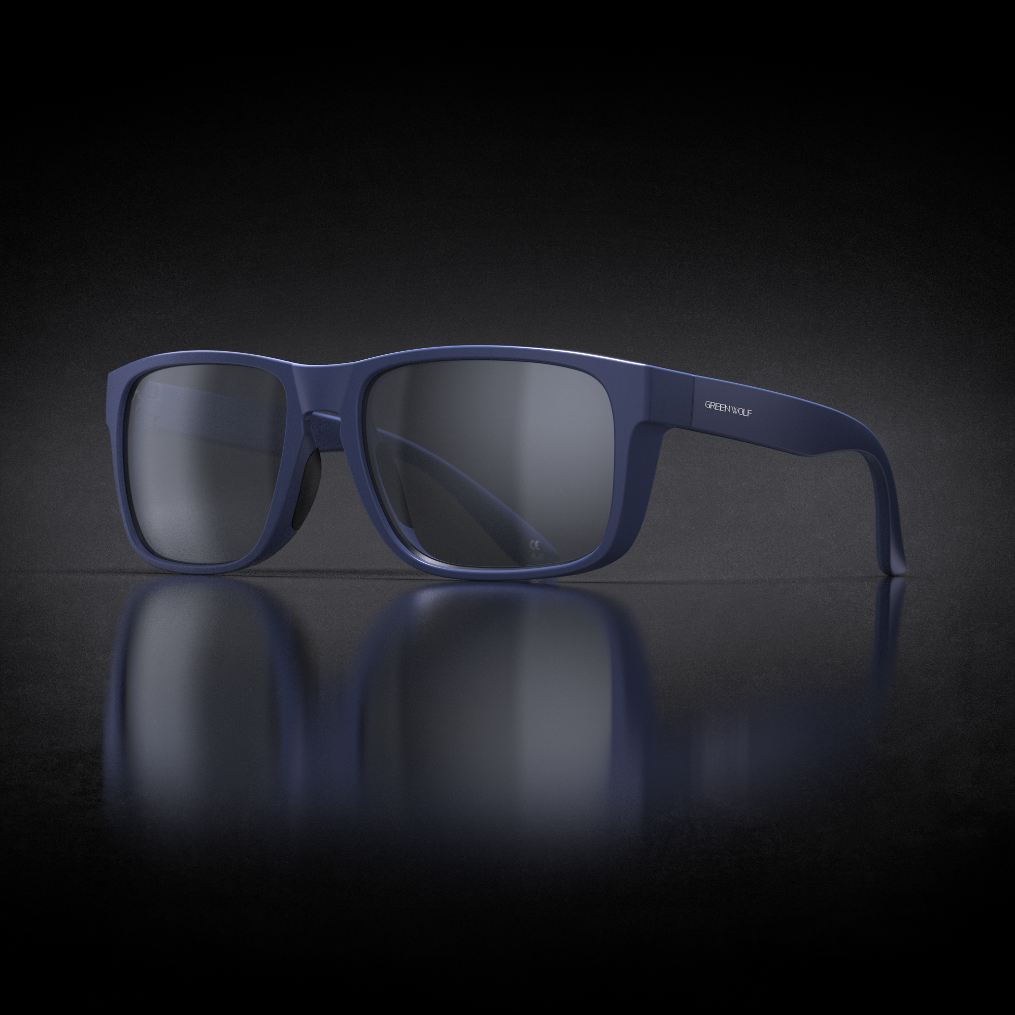 Green Wolf Guardian   Navy