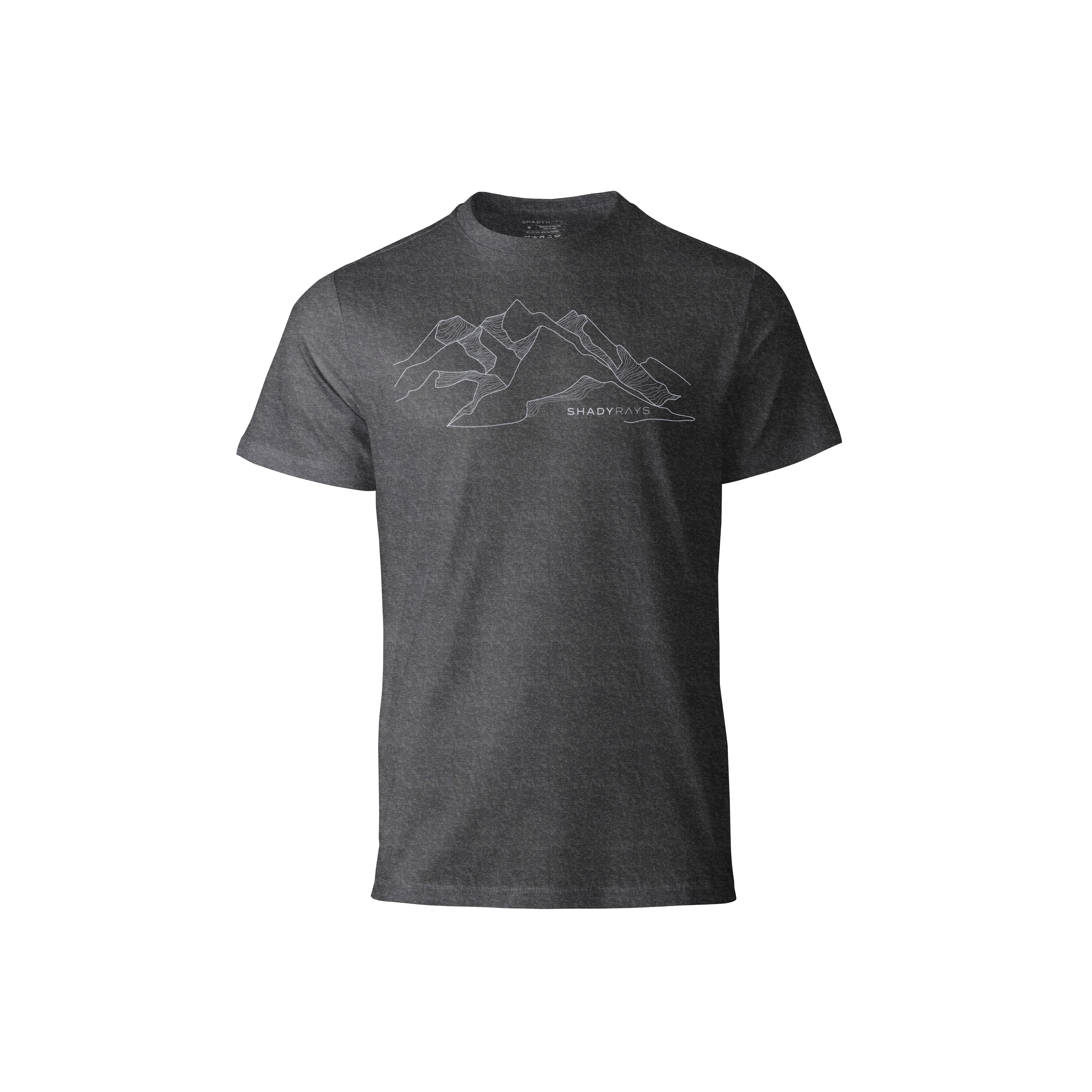 Graphic T Shirt   Mountainscape Slate