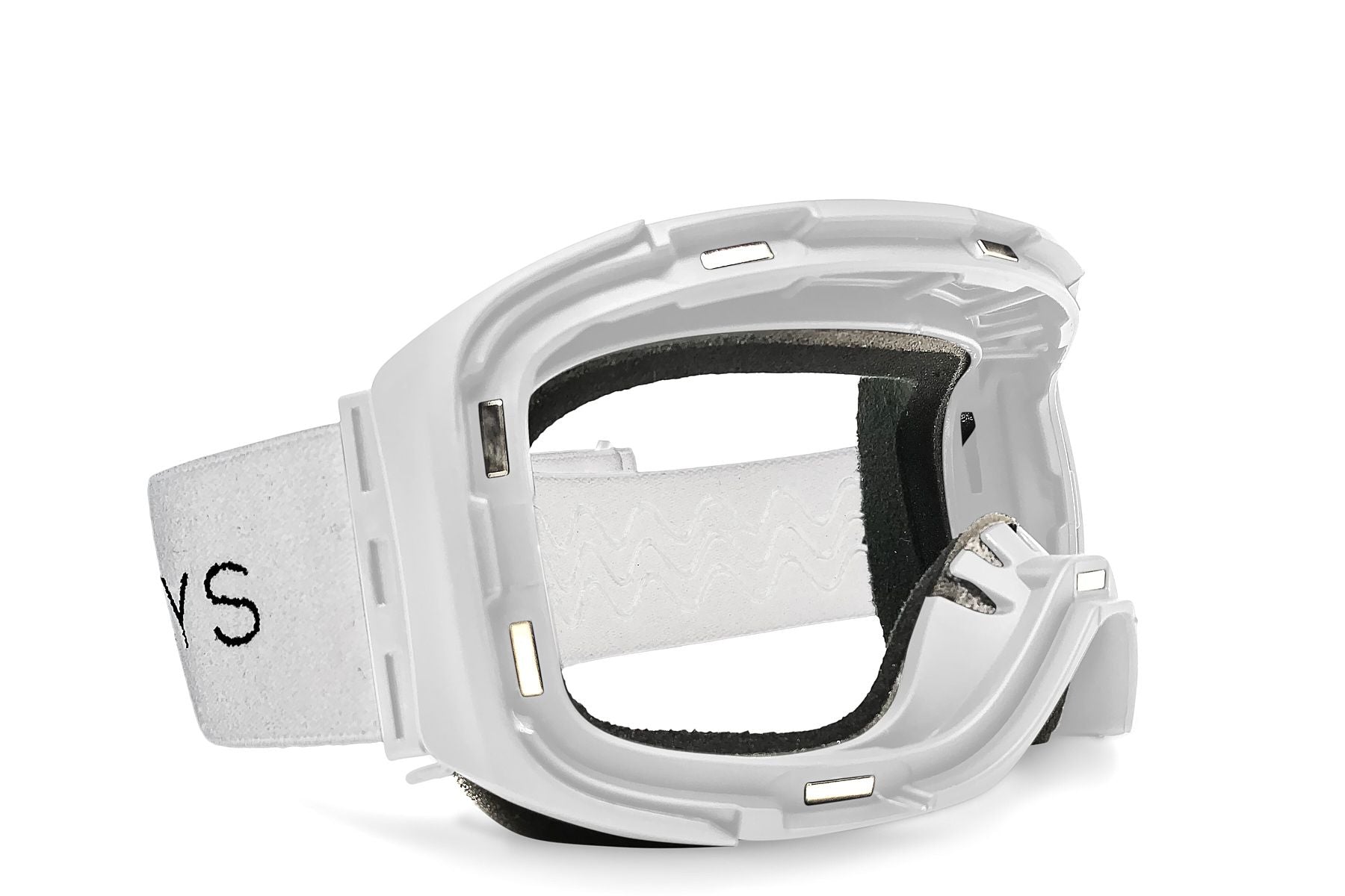 Denali Snow Goggle   White Magnetic Frame + Strap