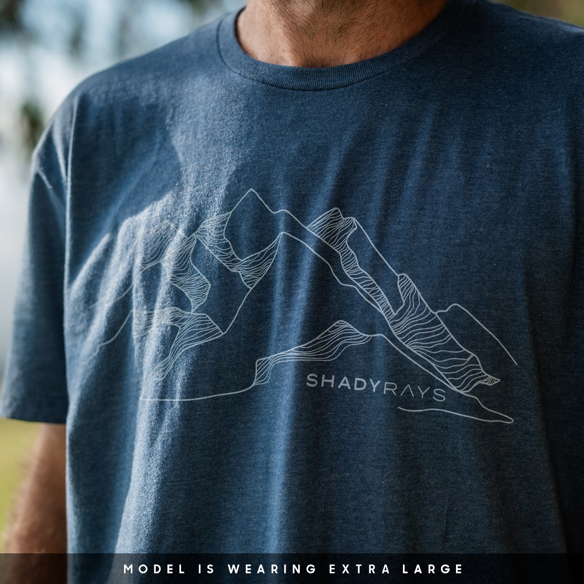 Alternative view of Graphic T Shirt   Mountainscape Ocean