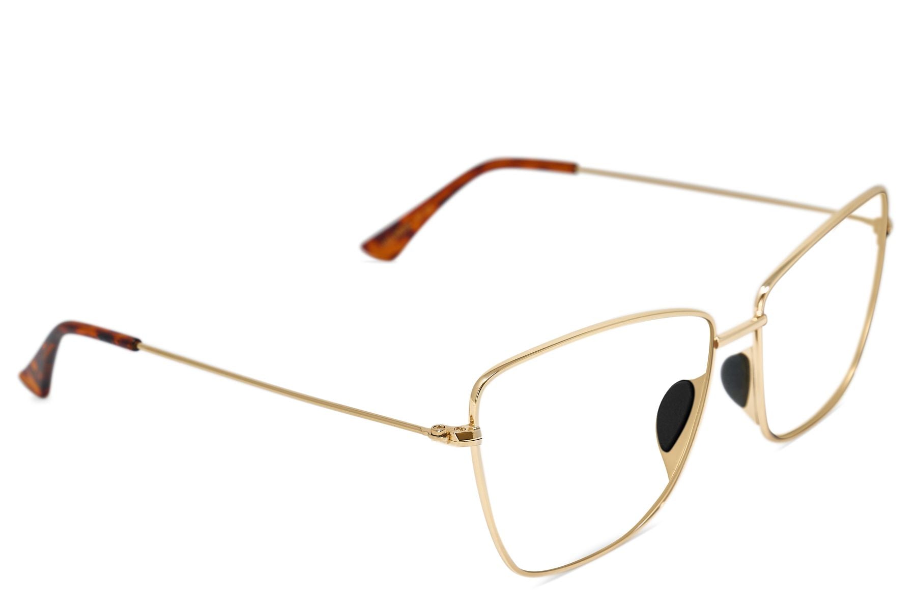 Alternative view of Tangle Free Melrose Rx   Gold Tortoise